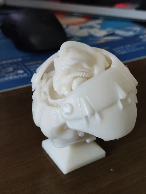 Bust Fanart Giáp Power Armor X-01 (Fallout) - Image 3