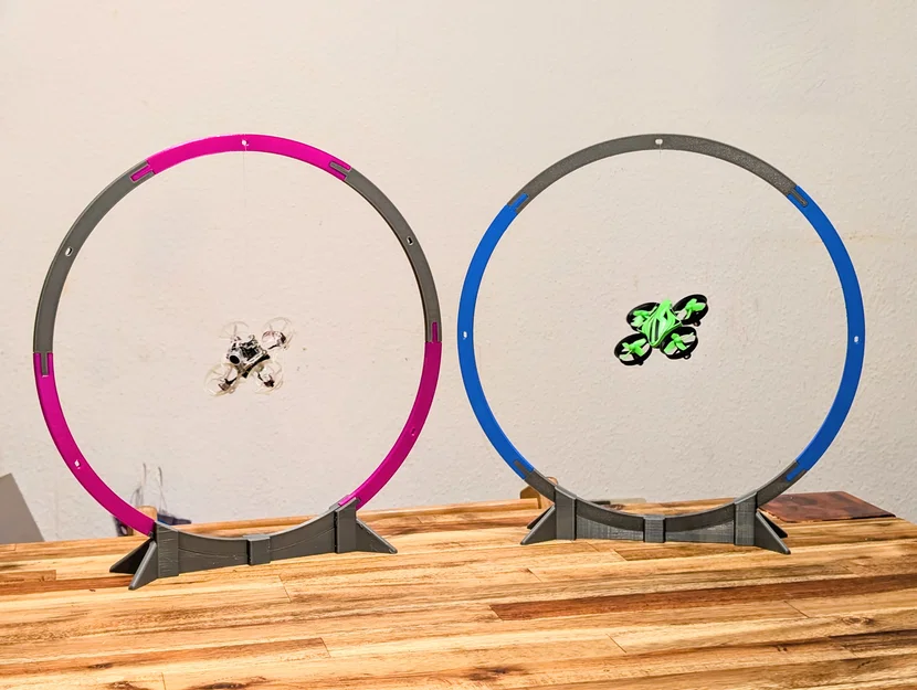 Cổng đua Tiny Whoop Drone (in full, parametric, gắn nam châm) - Image 1