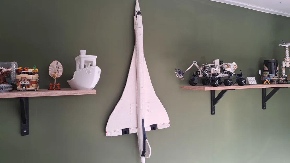 Giá treo tường cho mô hình Lego Concorde (10318) chuyên dụng - Image 1