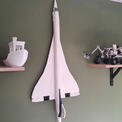 Giá treo tường cho mô hình Lego Concorde (10318) chuyên dụng