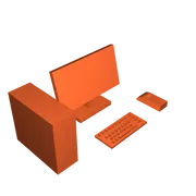 Bộ mô hình máy tính PC thu nhỏ cho Mini 13 - Image 3