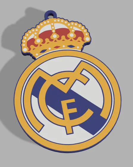 Móc khóa huy hiệu Real Madrid - Image 1