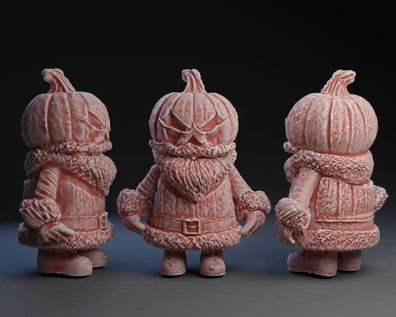 Mô hình Jack-O-Santa 3D cực độc đáo cho mùa lễ hội - Image 1