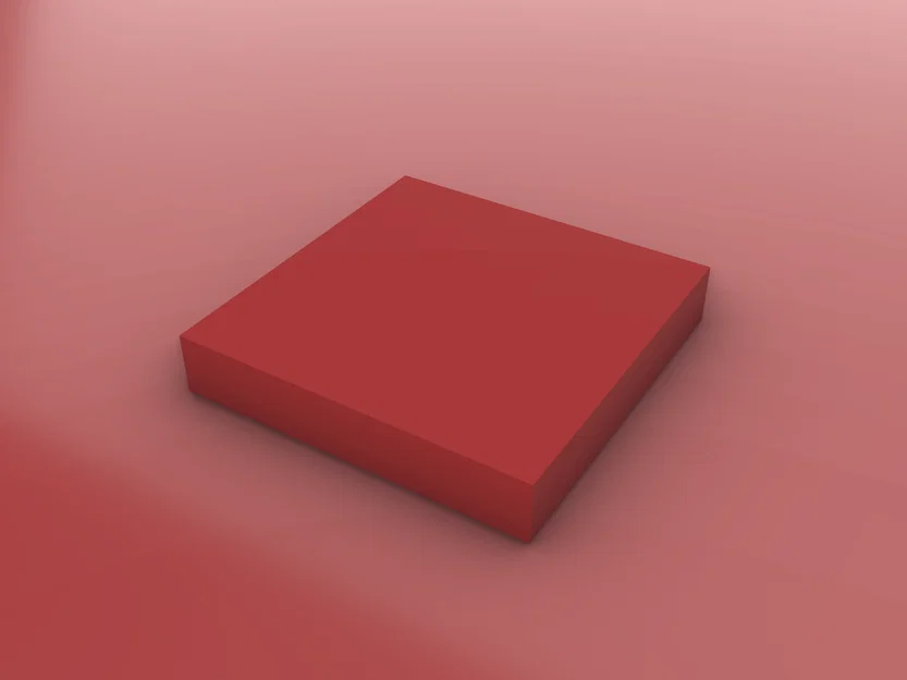 Mẫu in 3D mảnh ghép LEGO Flat Tile 2x2 tùy chỉnh - Image 2