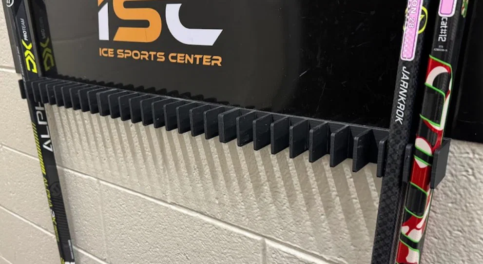 Giá treo gậy hockey gắn tường cho 10 cây - Image 4