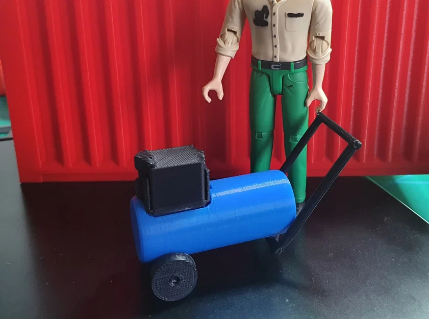 Mô hình Air Compressor cho diorama tỉ lệ 1/14, 1/16, 1/12, 1/10 - Image 1