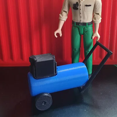 Mô hình Air Compressor cho diorama tỉ lệ 1/14, 1/16, 1/12, 1/10