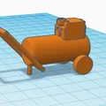 Mô hình Air Compressor cho diorama tỉ lệ 1/14, 1/16, 1/12, 1/10 - Thumbnail 2