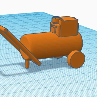 Mô hình Air Compressor cho diorama tỉ lệ 1/14, 1/16, 1/12, 1/10