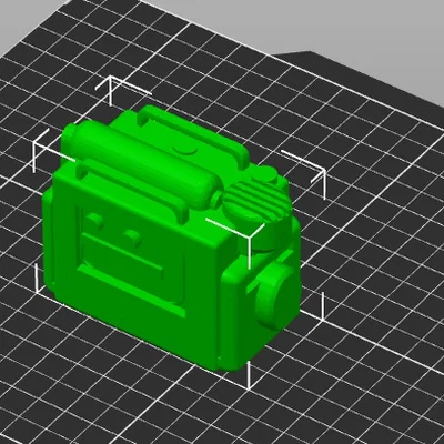 Mô hình máy phát điện cầm tay 3D cho sa bàn, RC crawler