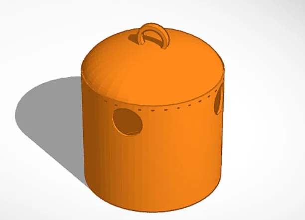 Mô hình thùng rác tái chế thủy tinh cho sa bàn, RC construction - Image 2