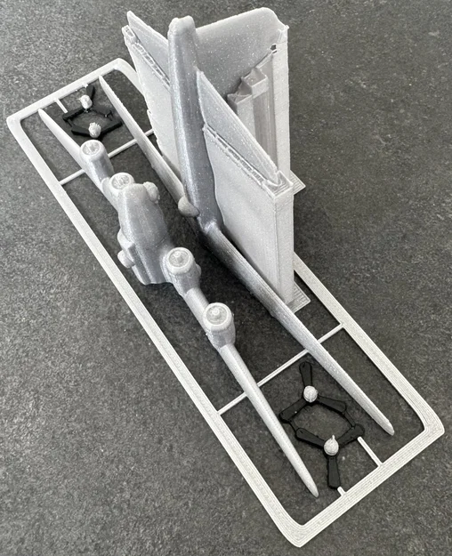 Mô hình lắp ráp máy bay Boeing B-17 Kit Card cực chất cho người in 3D - Image 2