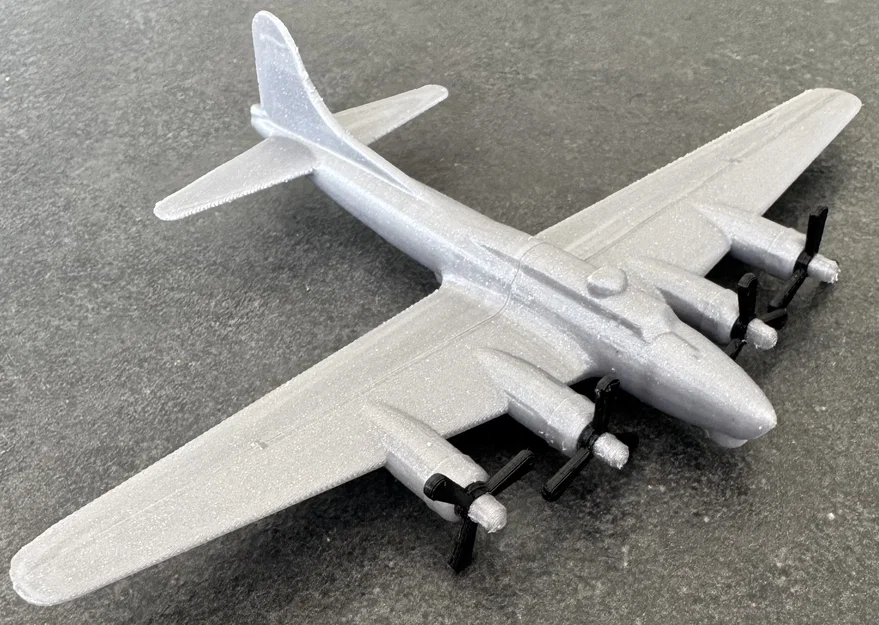 Mô hình lắp ráp máy bay Boeing B-17 Kit Card cực chất cho người in 3D - Image 18