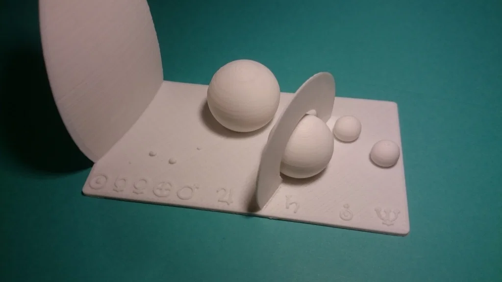 Hệ Mặt Trời kèm ký hiệu các hành tinh - Image 3