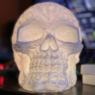 Light-up RGB Celtic Skull