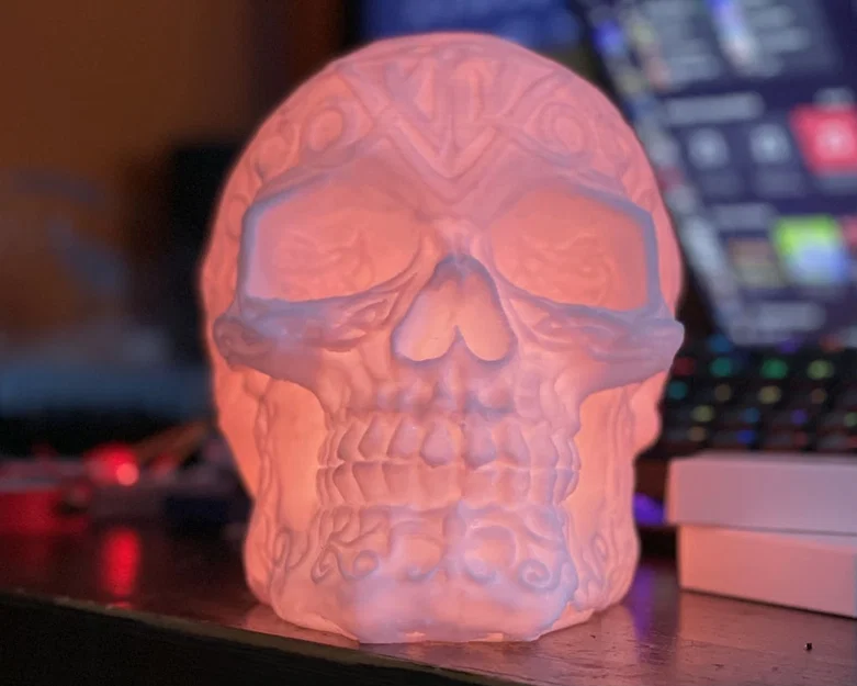 Light-up RGB Celtic Skull - Image 2