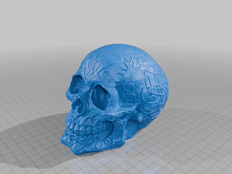 Light-up RGB Celtic Skull - Image 11