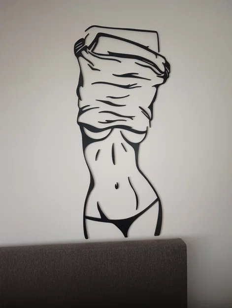 Trang trí tường Body Women (khổ lớn 95×45cm) - Image 1