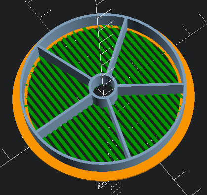 Bánh xe spool & spacer parametric kèm lưới desiccant - Image 3