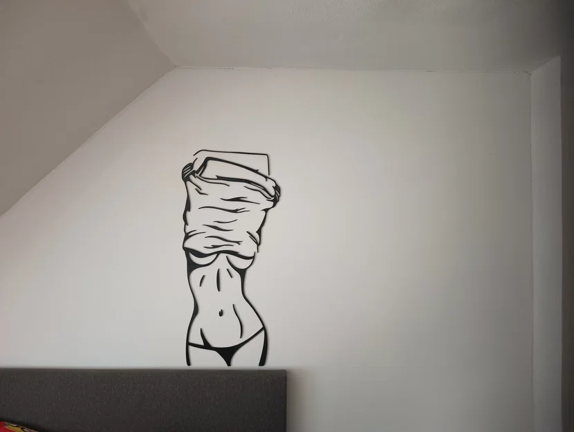 Trang trí tường Body Women (khổ lớn 95×45cm) - Image 4