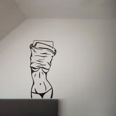 Trang trí tường Body Women (khổ lớn 95×45cm)