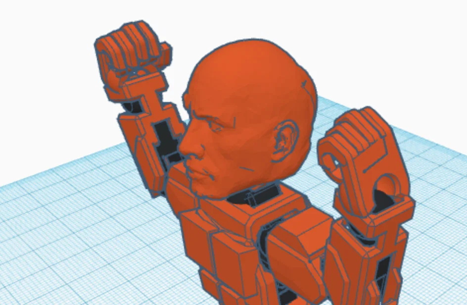 Mô hình đầu The Rock tùy chỉnh cho Dummy 13 in 3D cực ngầu - Image 3