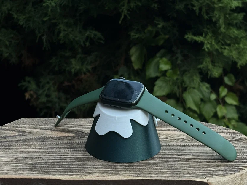 Đế sạc Apple Watch hình Núi Tuyết (Snowy Mountain) - Charging Station - Image 5