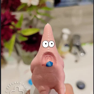 Nắp đậy kem đánh răng hình Patrick Star ngộ nghĩnh cho phòng tắm