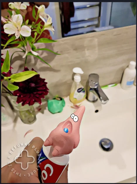 Nắp đậy kem đánh răng hình Patrick Star ngộ nghĩnh cho phòng tắm - Image 2