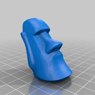 Nắp đậy kem đánh răng hình đầu tượng Moai độc đáo cho phòng tắm