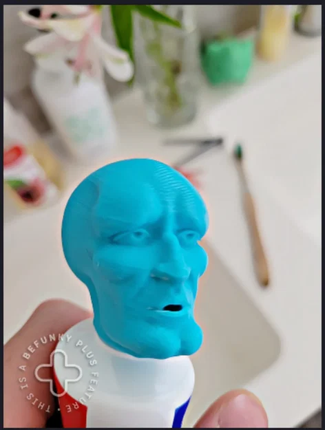 Nắp đậy kem đánh răng Handsome Squidward độc đáo cho phòng tắm - Image 1