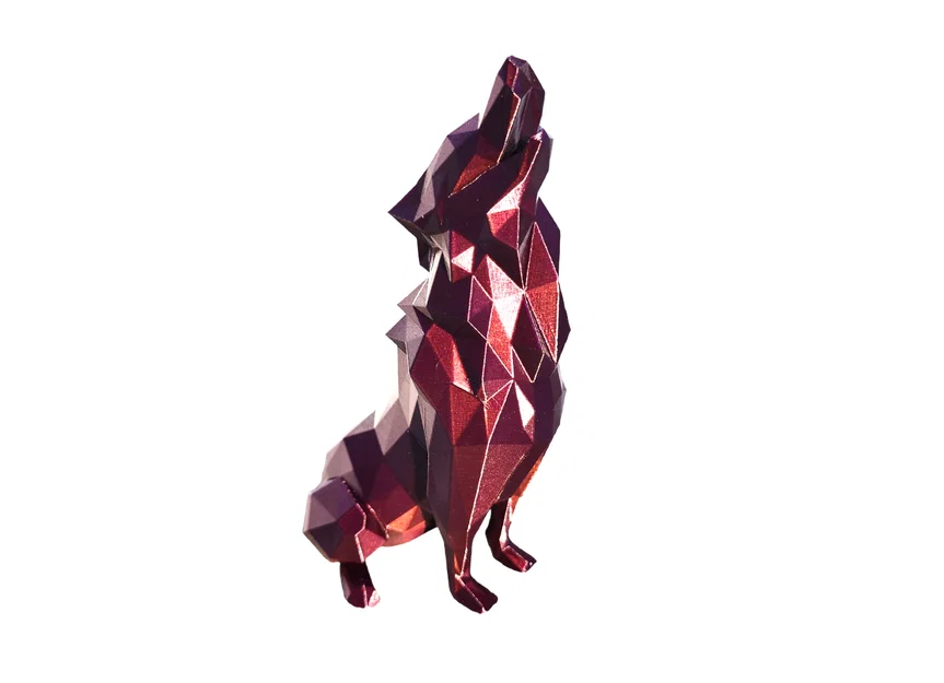 Mô hình Sói Hú Low Poly 2.0 (Trang trí)(Không cần hỗ trợ!) ĐÃ SỬA - Image 4