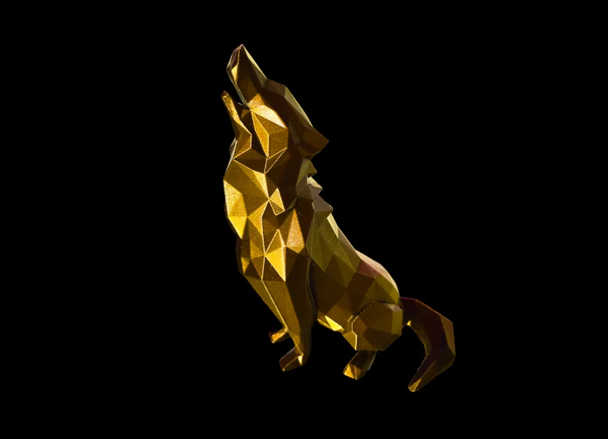 Mô hình Sói Hú Low Poly 2.0 (Trang trí)(Không cần hỗ trợ!) ĐÃ SỬA - Image 5