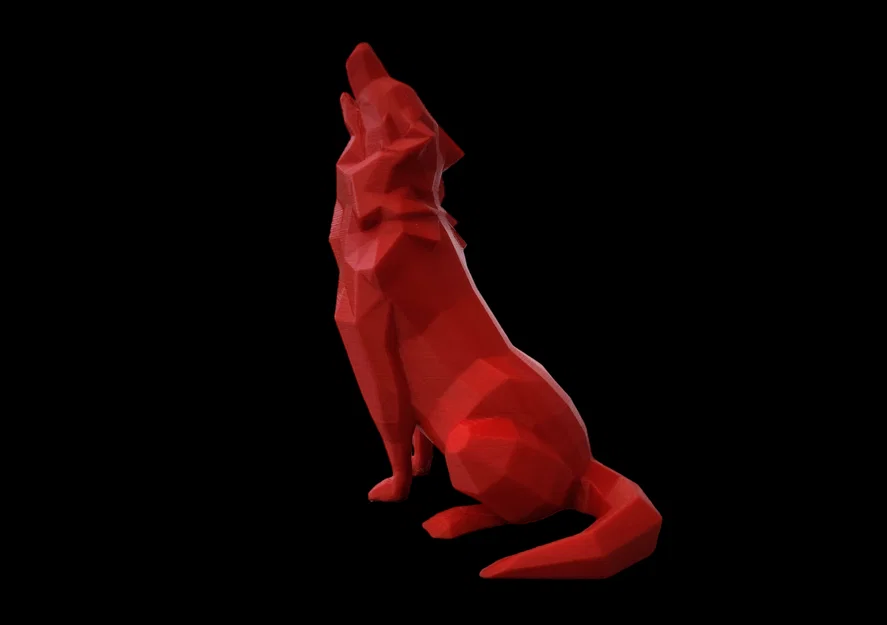 Mô hình Sói Hú Low Poly 2.0 (Trang trí)(Không cần hỗ trợ!) ĐÃ SỬA - Image 6