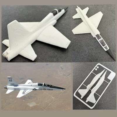 Mô hình lắp ráp máy bay T-38 Talon Kit Card độc đáo