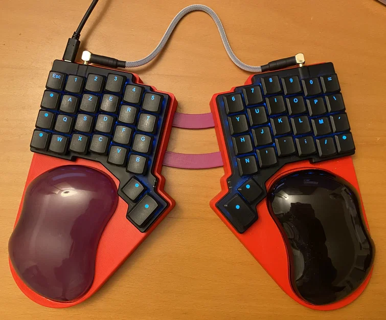 Bộ ZSA Voyager Tenting & Wrist Rest Kit - Image 2