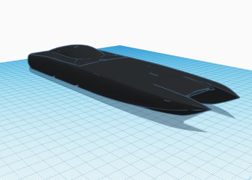 Mô hình Cameraman Speed Boat in 3D: Tàu cao tốc trang trí cực ngầu - Image 1