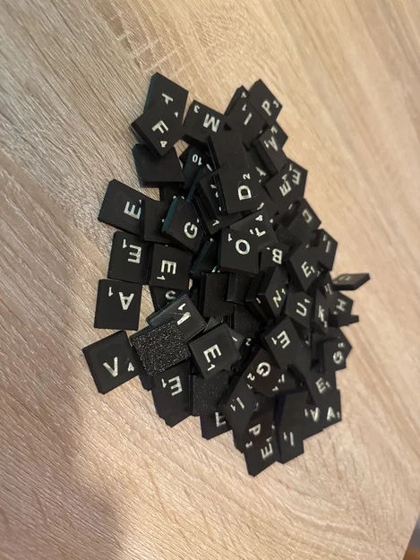 Bộ Chữ Cái Scrabble In 3D: Hướng Dẫn Tự In Tại Nhà - Image 1