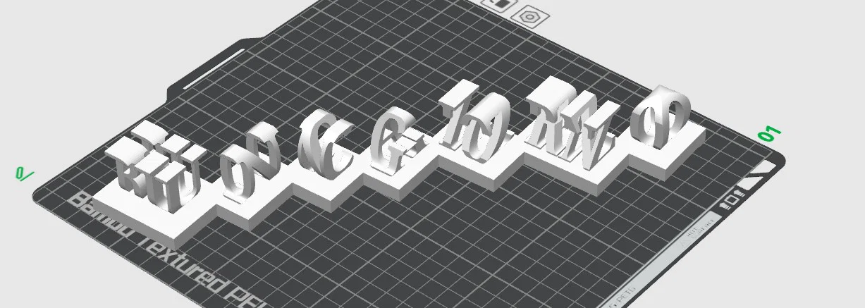 Mô hình chữ 3D trang trí để bàn cá tính - Image 1