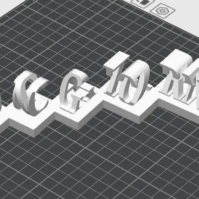 Mô hình chữ 3D trang trí để bàn cá tính