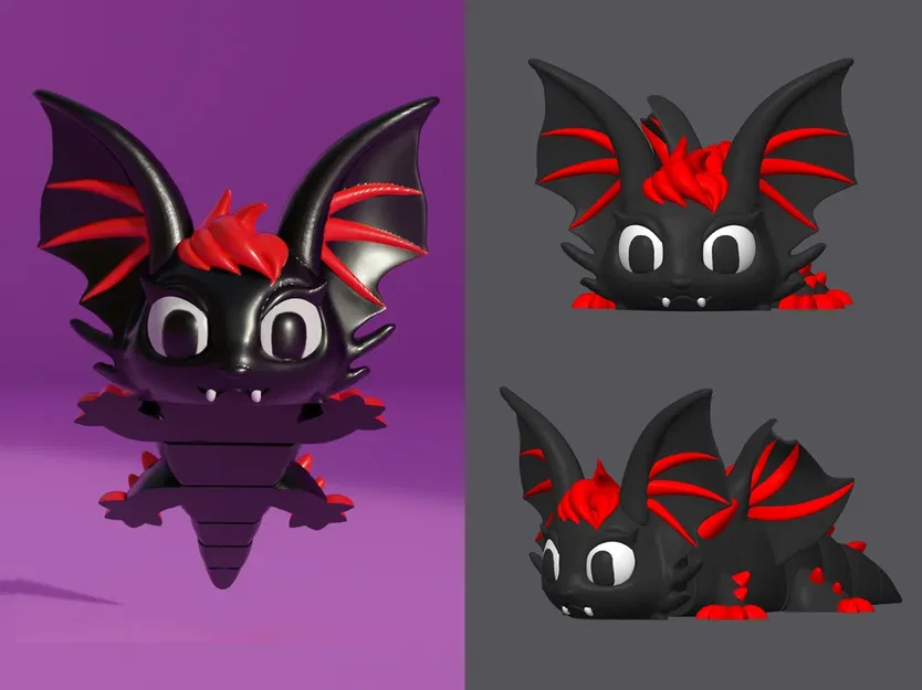 Rồng Dơi Con Articulated (Baby Bat Dragon Articulated) - Image 1