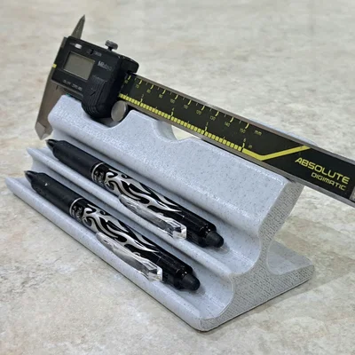 Vernier & Pen Desk Organiser V2 – Khay để thước cặp & bút để bàn