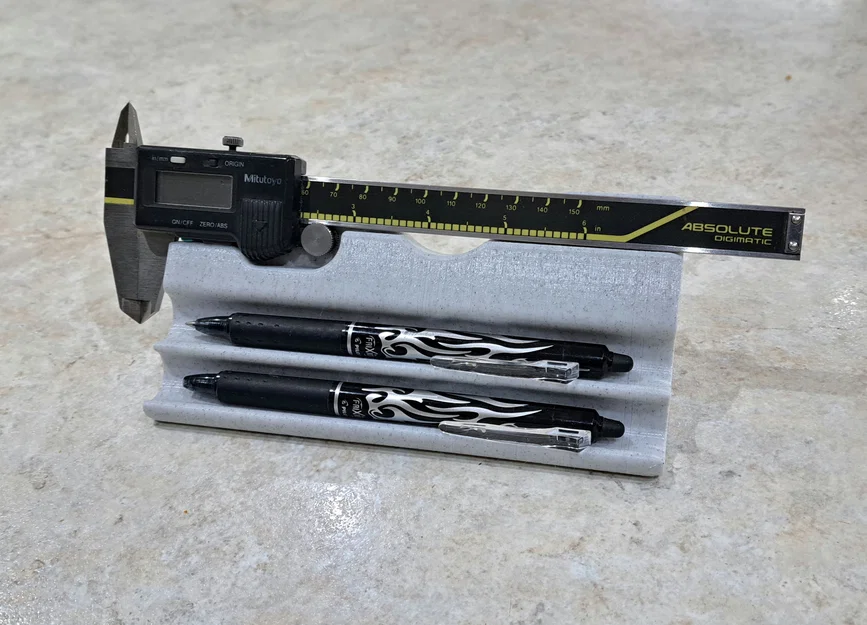 Vernier & Pen Desk Organiser V2 – Khay để thước cặp & bút để bàn - Image 4