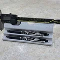 Vernier & Pen Desk Organiser V2 – Khay để thước cặp & bút để bàn - Thumbnail 4