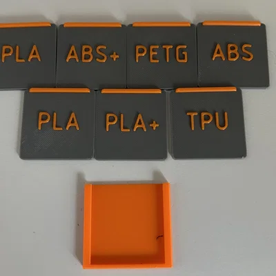 Filament Schilder / Filament Shield (Bảng nhãn filament kèm giá đỡ)