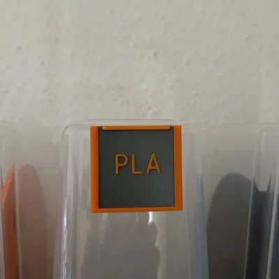 Filament Schilder / Filament Shield (Bảng nhãn filament kèm giá đỡ)