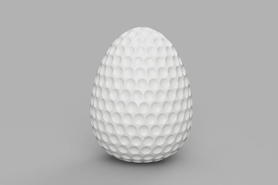 Mô hình quả trứng phục sinh phong cách bóng Golf độc đáo - Image 1