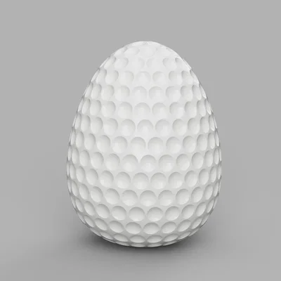 Mô hình quả trứng phục sinh phong cách bóng Golf độc đáo