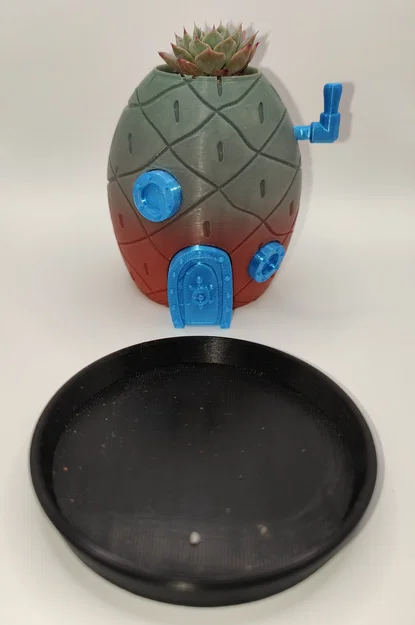 Khay hứng nước cho chậu nhà dứa Spongebob - Image 2