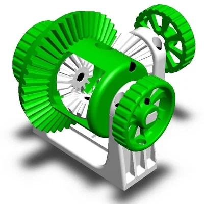 Hệ Bánh Răng Vi Sai Hoạt Động (Functional Differential Gear System)